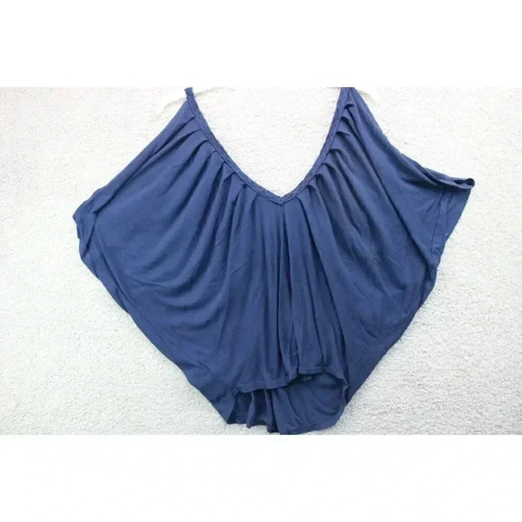 Women's Top-Guess Los Angelos-Size Large-Navy Blue w/Beading - Picture 6 of 7